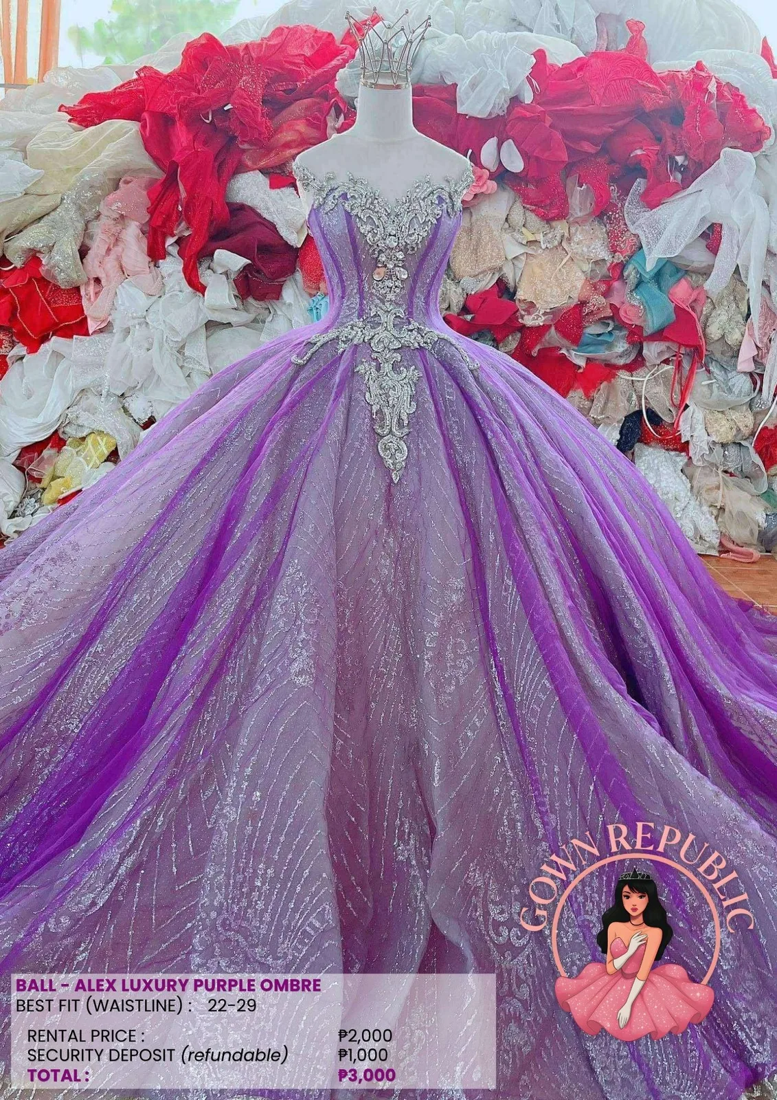Ball Gowns: Purple 209